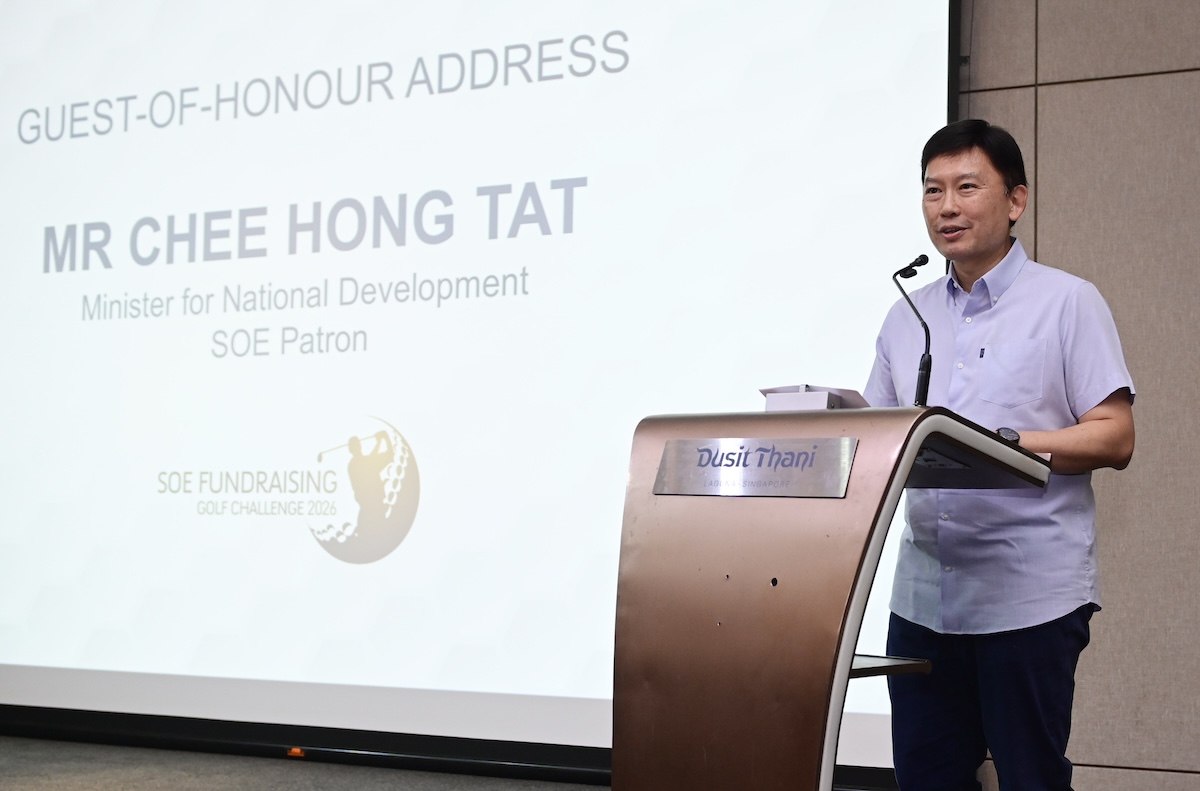 Address By Minister Chee An Auction And A Raffle Draw