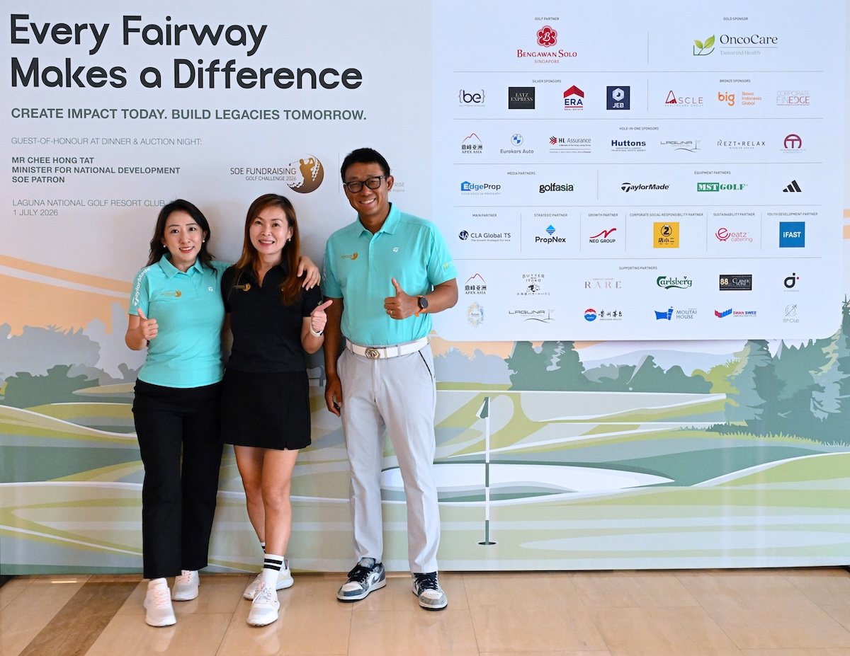 Jocelyn Tan Co Chairperson Of Soe Fundraising Golf Challenge