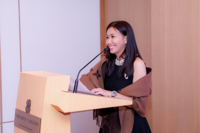 Ms Novie Djayayanti Tjoa welcomes this year's honourees
